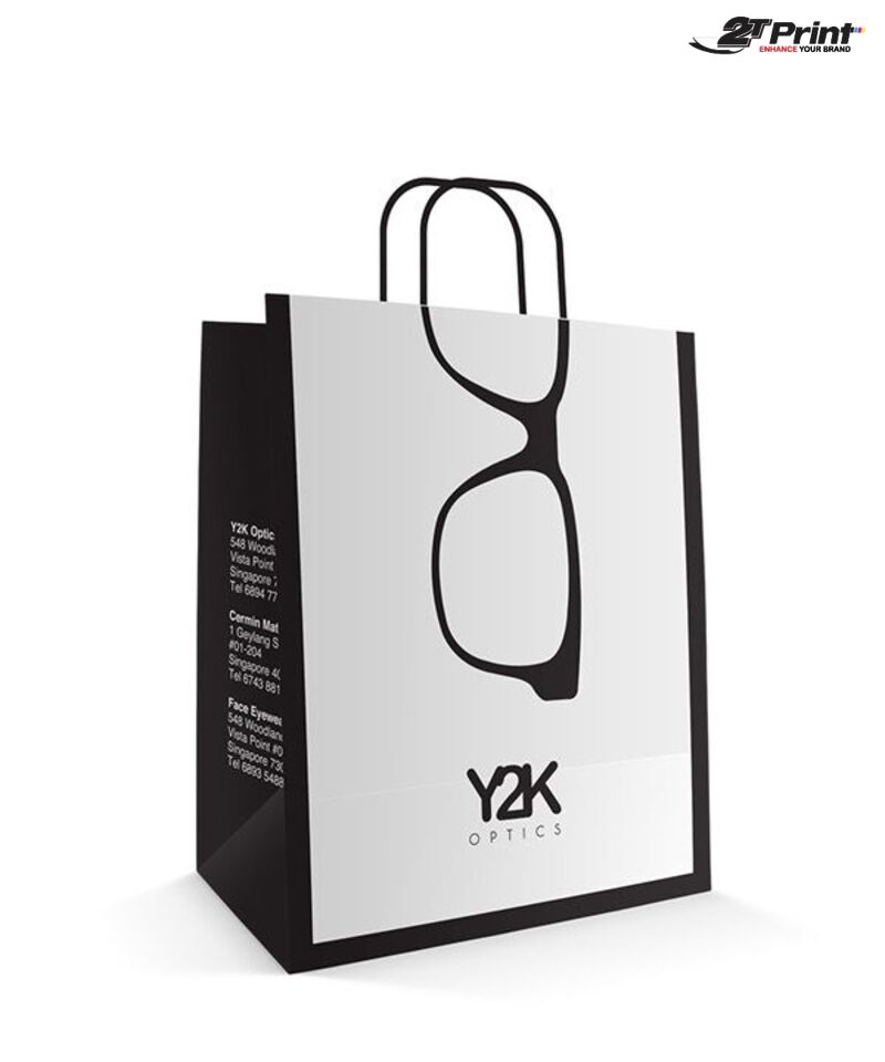 Những mẫu in túi giấy đựng kính mắt nâng tầm chất lượng sản phẩm, quảng bá thương hiệu 