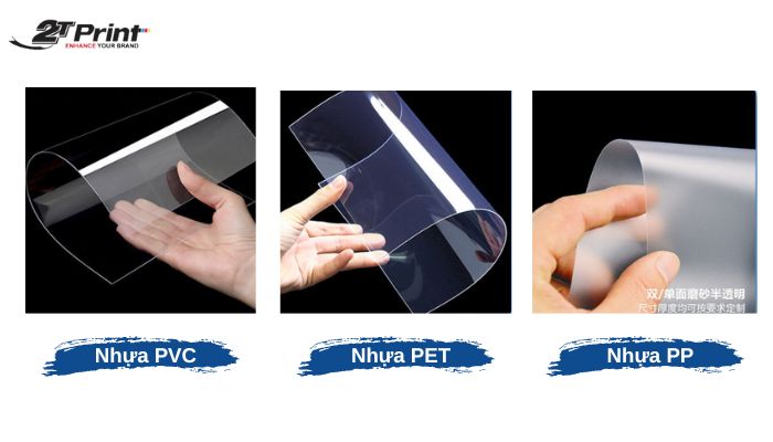 So sánh 3 chất liệu nhựa PET - PP - PVC