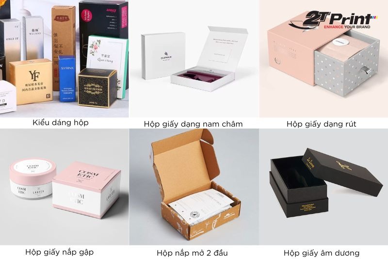In hộp giấy đựng mỹ phẩm