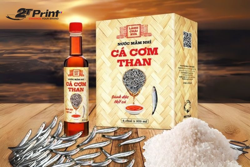 In hộp giấy đựng nước mắm