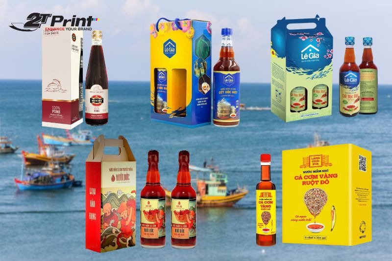 In hộp giấy đựng nước mắm