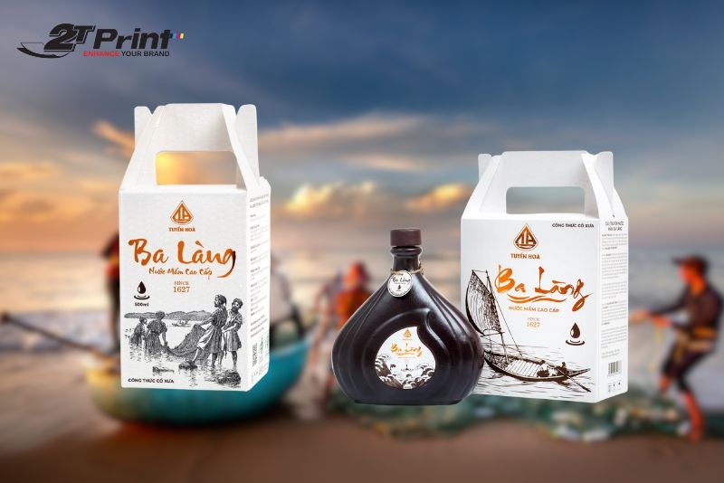 In hộp giấy đựng nước mắm