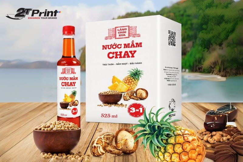 In hộp giấy đựng nước mắm