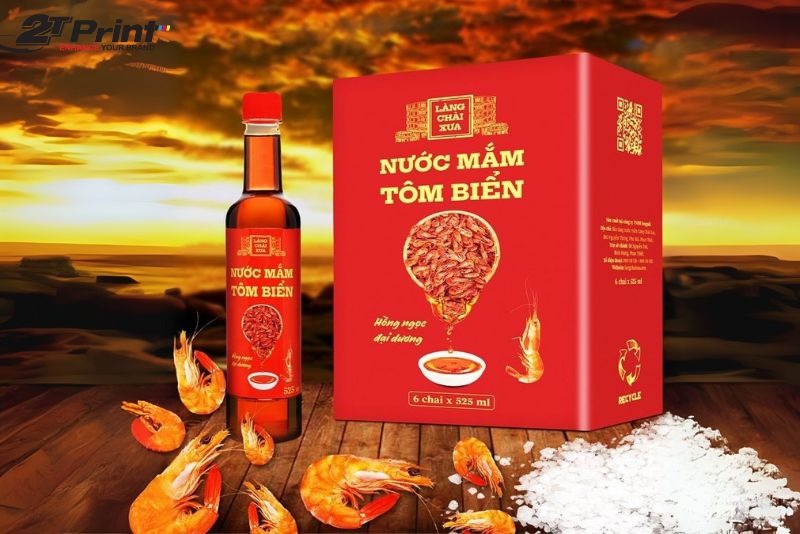 In hộp giấy đựng nước mắm