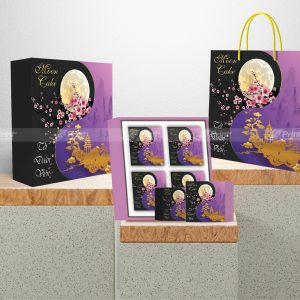 Hộp bánh trung thu Đào Tím