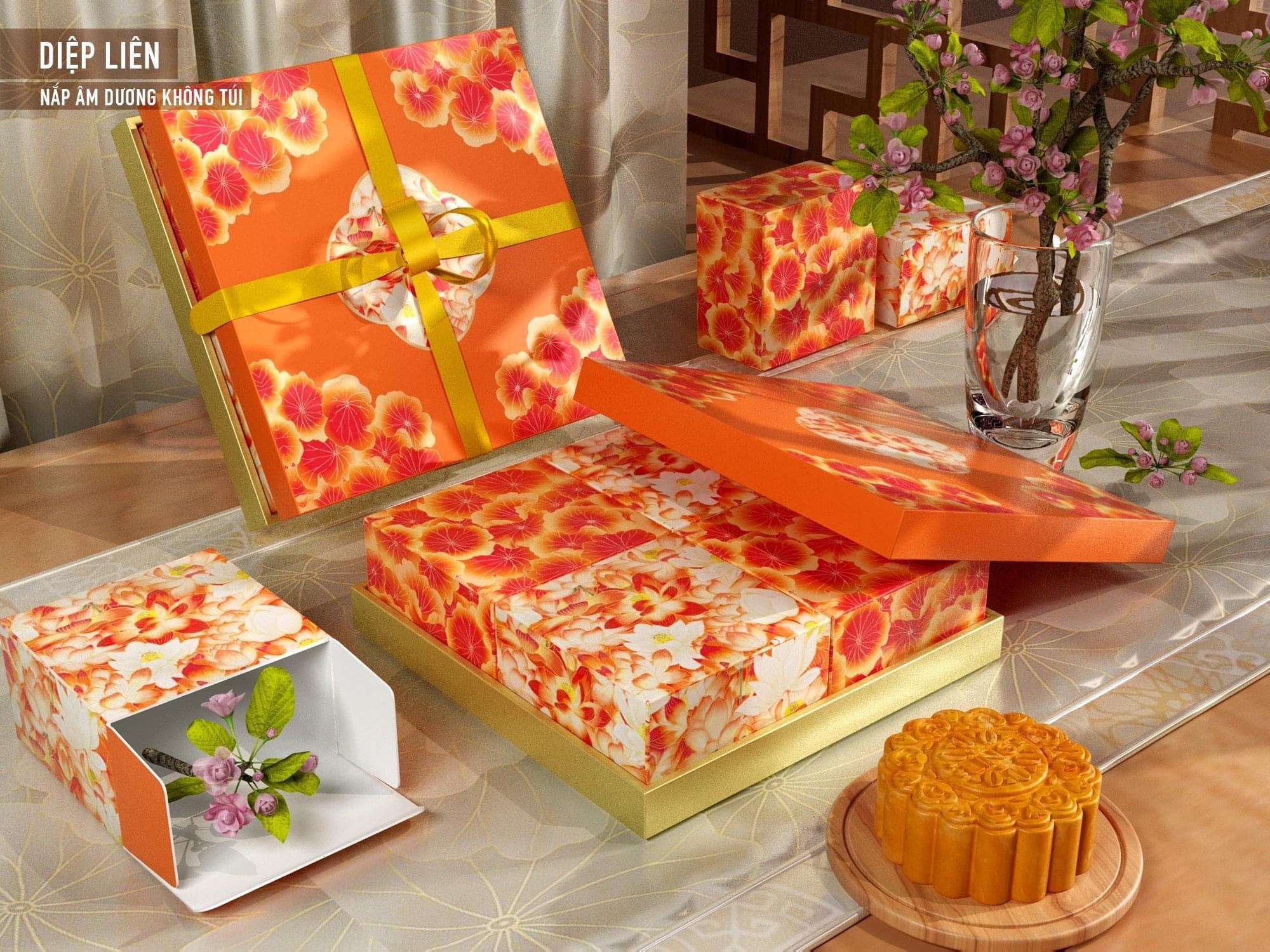 Hộp bánh trung thu Diệp Liên