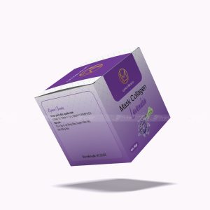 Hộp giấy đựng mỹ phẩm Mask Collagen Lavender