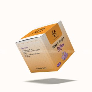 Hộp giấy đựng mỹ phẩm Mask Collagen Saffon
