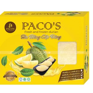 Hộp giấy đựng sầu riêng cấp đông Paco's