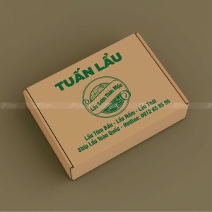 Hộp giấy đựng thức ăn 3 lớp