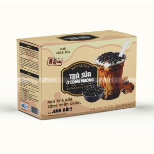 Hộp giấy đựng trà sữa nướng Ban Milktea
