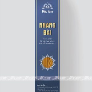 Hộp giấy đựng nhang Mộc Ann