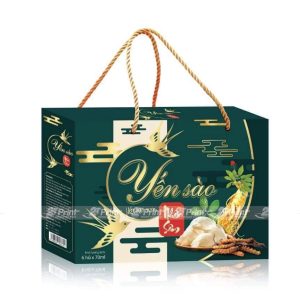 Hộp giấy đựng Yến sào Nhân Sâm