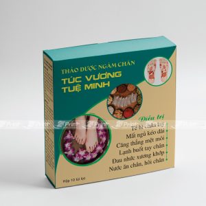 Hộp giấy đựng thảo dược ngâm chân Tuệ Minh