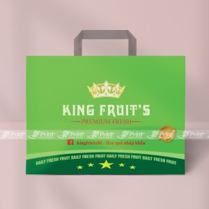 Túi giấy đựng hoa quả King Fruit