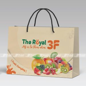 Túi giấy đựng hoa quả The Royal 3F