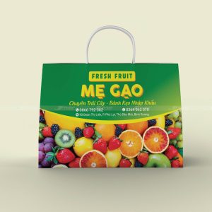 Túi giấy đựng hoa quả Mẹ Gạo