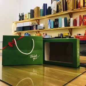 Alternative view of Bộ túi đựng hoa quả Thankyou màu xanh