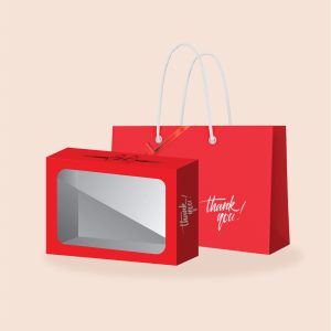 Bộ túi đựng hoa quả Thankyou màu đỏ