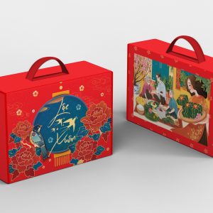 Hộp đựng quà tết Lộc - Xuân 2024