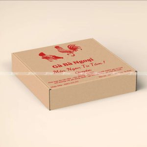 Hộp giấy đựng gà Bà Ngoại