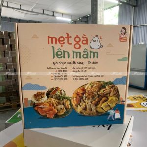 Alternative view of Hộp giấy đựng gà Mẹt Gà Lên Mâm