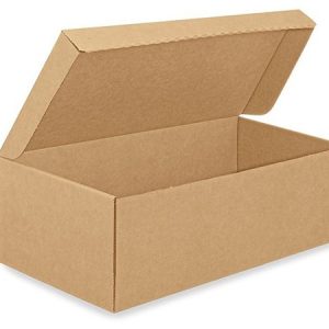 Alternative view of Hộp giấy đựng giày nâu trơn