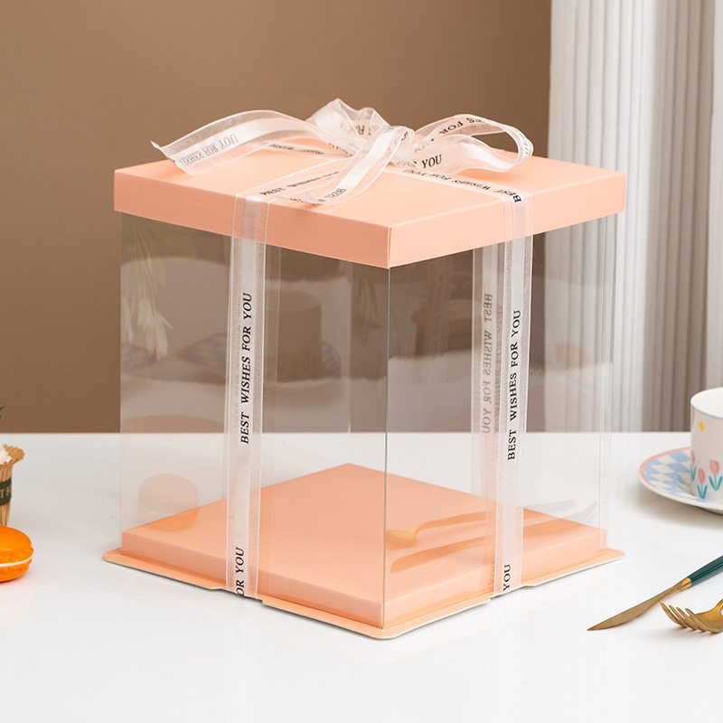 Hộp mica đựng bánh sinh nhật 2 tầng - Ảnh 2