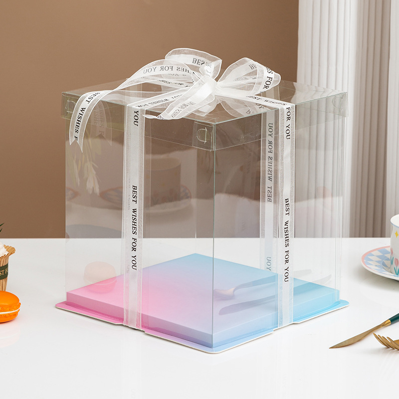 Hộp mica đựng bánh sinh nhật 2 tầng - Ảnh 4