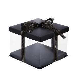 Alternative view of Hộp mica đựng bánh sinh nhật 1 tầng