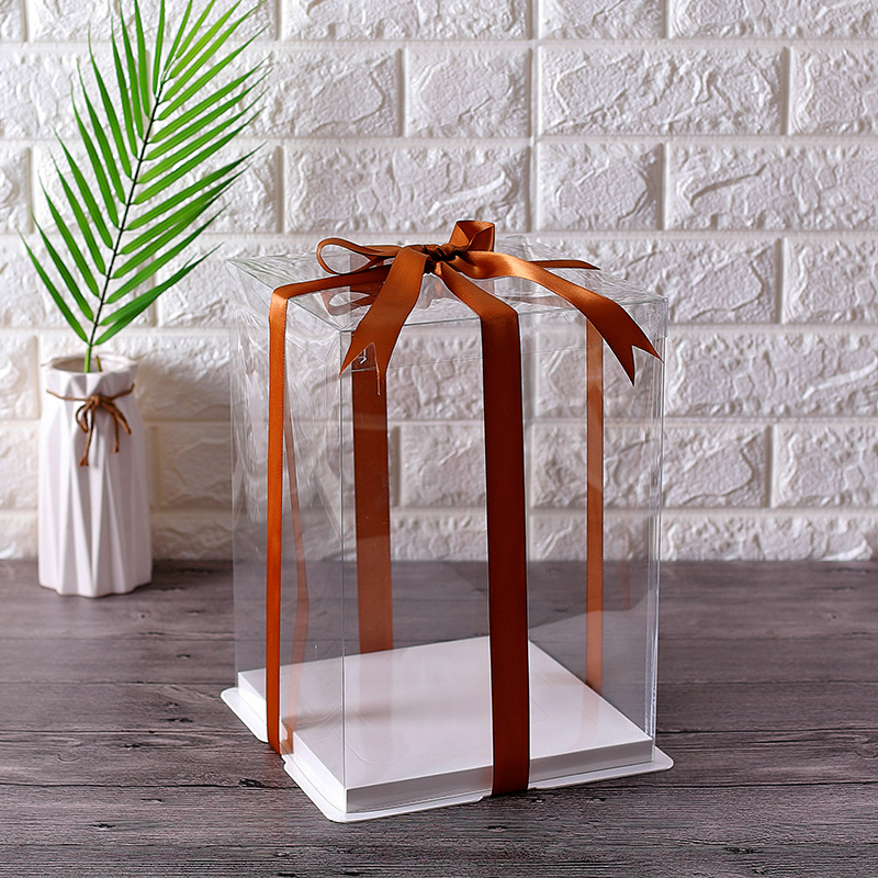 Hộp mica đựng bánh sinh nhật 3 tầng - Ảnh 2