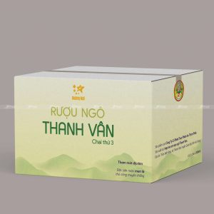 Thùng carton đựng rượu Thanh Vân