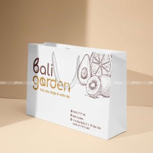 Túi giấy đựng hoa quả Bali Garden