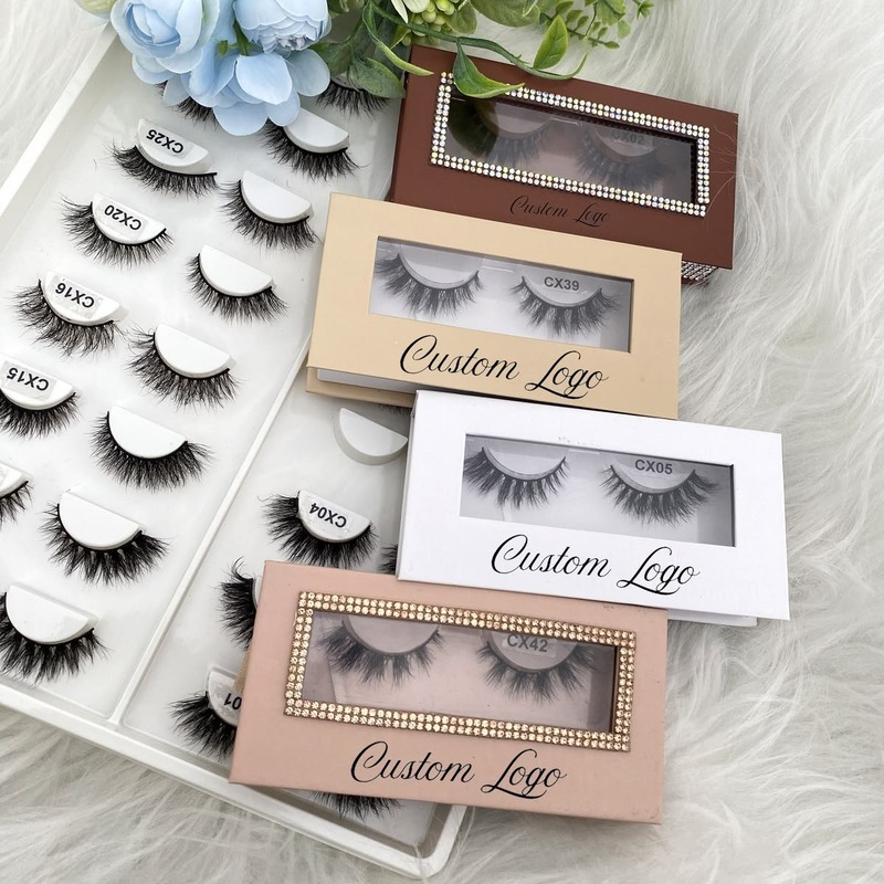 in hộp cứng đựng nail và mi