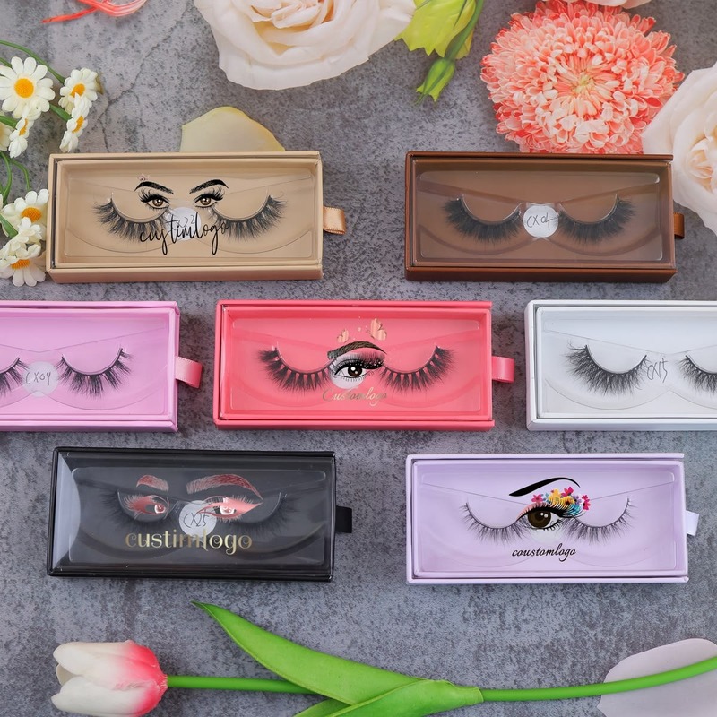 in hộp cứng đựng nail và mi