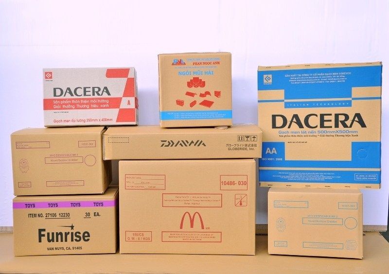 thùng carton in flexo và thùng carton in offset