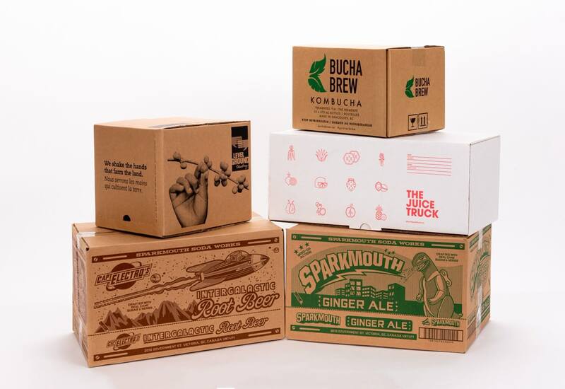 thùng carton in flexo và thùng carton in offset
