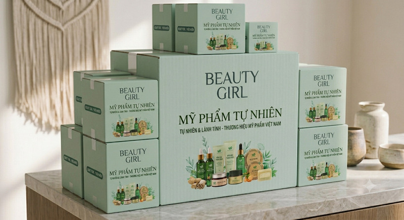 thùng carton đựng mỹ phẩm