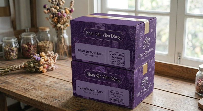 thùng carton đựng mỹ phẩm