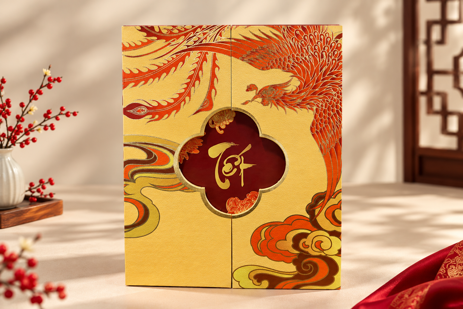 hộp quà tết lăn vân toàn phần